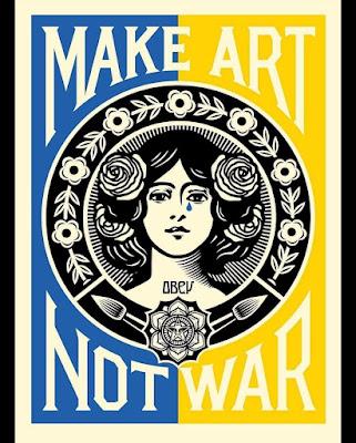 Créations en bleu et jaune Créations en bleu et jaune