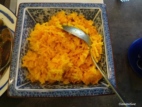 Rendang au boemboe, riz au curcuma et haricots verts épicés - La cuisine indonésienne