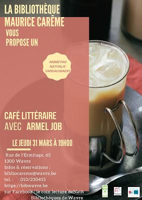 Café littéraire du 31 mars 2022 avec Armel Job