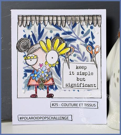 Polaroid pops challenge #25 – Couture et tissus