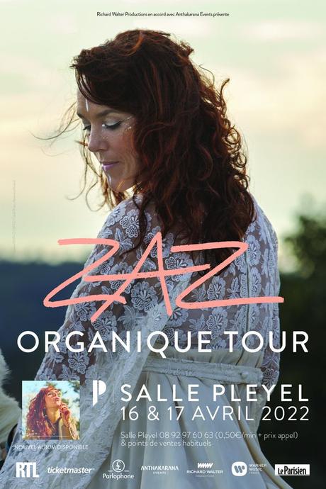 🎶 ZAZ, clip de Tout là-Haut - les nouvelles dates de tournée Organique Tour