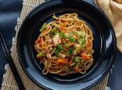 Poulet légumes Nouilles Recette légère délicieuse