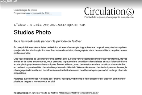 « Circulation(S) Jeune photographie Européenne au 104