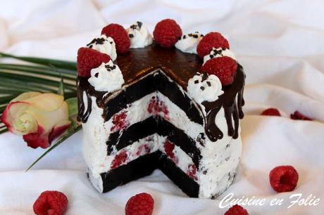 Layer cake choco-framboise