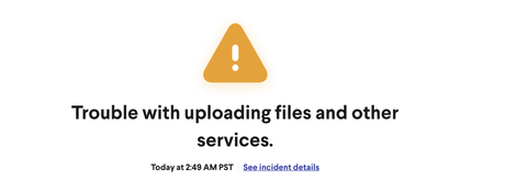 Est-ce que Slack est en panne ? Utilisateurs incapables d’envoyer des messages, de passer des appels ou de télécharger des fichiers Erreur de téléchargement d'image sur Slack