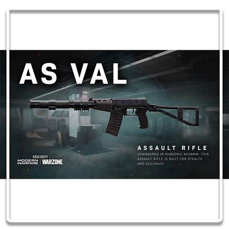 Call of Duty Warzone : AS VAL, les meilleures classes du fusil d’assaut classe as val warzone