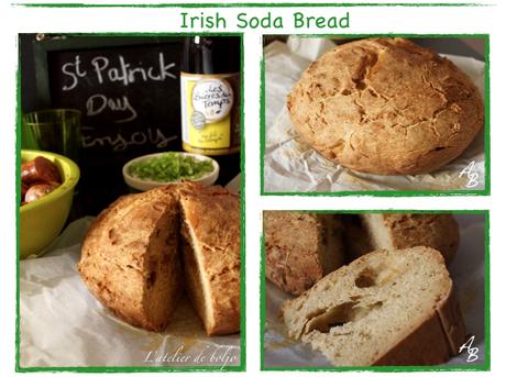 Soda bread et saucisses caramélisées pour trempette irlandaise à la Saint Patrick