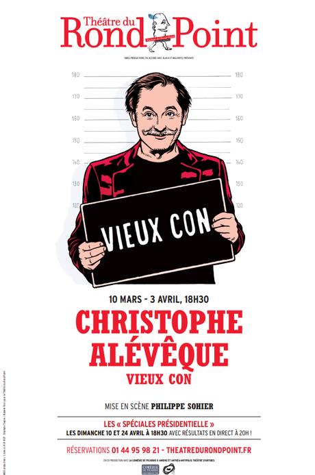« VIEUX CON », le nouveau spectacle de Christophe Alévêque – Avis