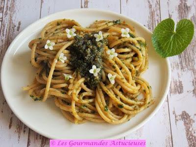 Pesto Vegan au wasabi et à l'ail des ours Pesto Vegan au wasabi et à l'ail des ours