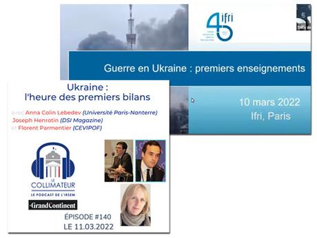 Guerre Russie-Ukraine (J+15) : premiers enseignements | IFRI, Le Collimateur - IRSEM