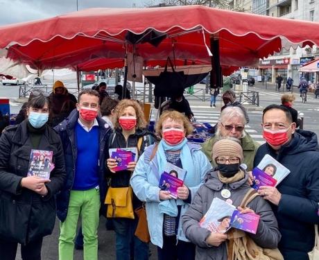 Mobilisés au marché Nation pour présenter le programme d’Anne Hidalgo ! F20005D4-2144-4DBB-A239-C23AC83334A4.jpeg