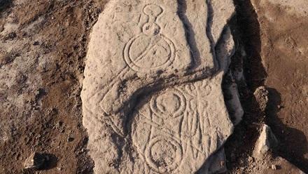 Une pierre symbole picte rarissime découverte sur un site archéologique écossais