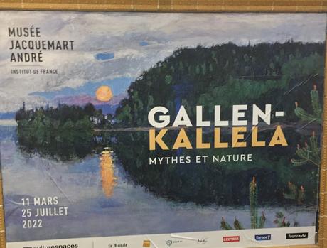 Musée Jacquemart André – Exposition Gallen- Kallela – Mythes et Nature –  11 Mars/25 Juillet 2022.