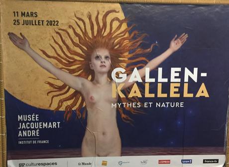 Musée Jacquemart André – Exposition Gallen- Kallela – Mythes et Nature –  11 Mars/25 Juillet 2022.