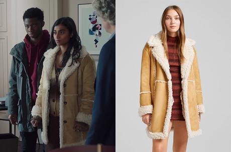 ICI TOUT COMMENCE : la veste effet suédine de Deva dans l’épisode 356