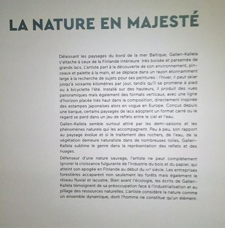 Musée Jacquemart André – exposition GALLEN-KALLELA « Mythes et Nature » jusqu’au 25 Juillet 2022.