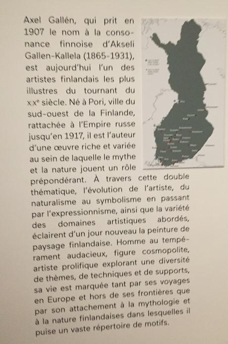 Musée Jacquemart André – exposition GALLEN-KALLELA « Mythes et Nature » jusqu’au 25 Juillet 2022.