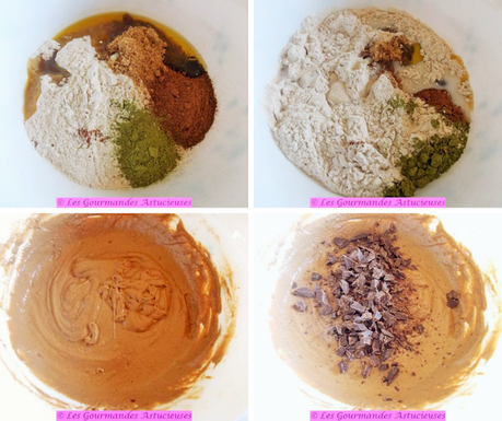 Gâteau Vegan double chocolat et matcha