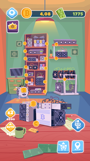 Code Triche Bitcoin mining: simulateur de vie, magnat, empire  APK MOD (Astuce) 2