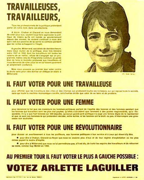 Arlette Laguiller et les travailleuses et les travailleurs