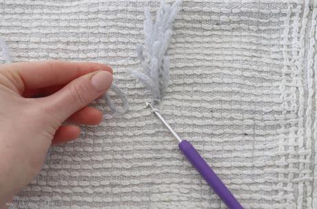 crochet main laine 