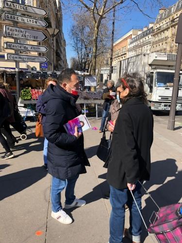 Le ciel était avec nous au marché Daumesnil pour présenter le programme d'Anne Hidalgo ! C829B9EB-C0FA-4E88-879E-F36A4F8E705F.jpeg