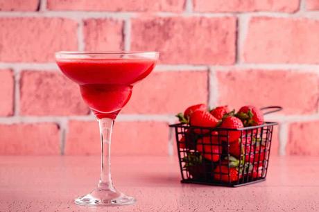 Cocktail Daïquiri aux fraises au Thermomix