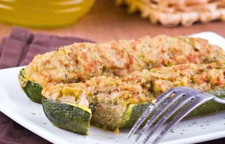Courgettes Farcies au Thon ww