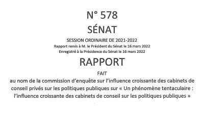 En 2021 l'État français a dépensé un milliard d'euros en conseils privés