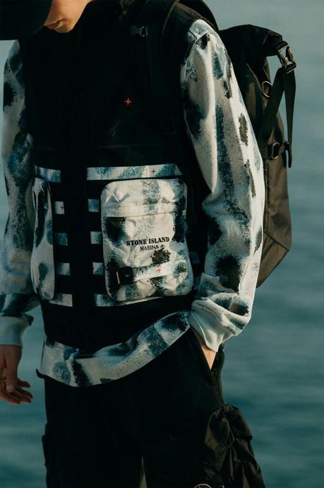 Stone Island sort sa collection SS22 Marina Stone Island sort sa collection SS22 Marina