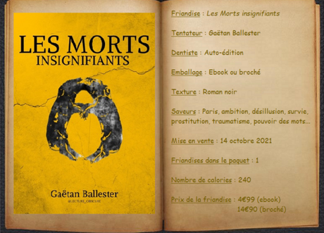 Les Morts insignifiants - Gaëtan Ballester