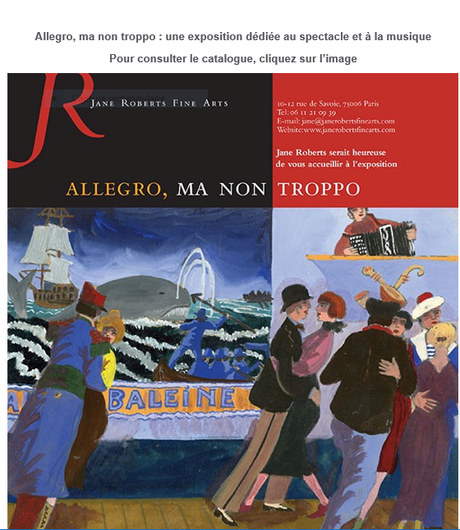 Galerie Jane Roberts  « Allegro ,  ma non troppo  » à partir du 24 Mars 2022.