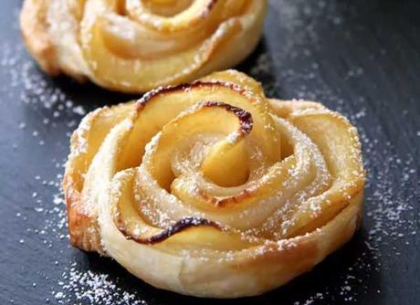 Roses de Pommes Feuilletées Légères WW