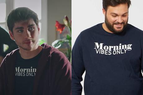 PLUS BELLE LA VIE : le pyjama « morning vibes only » de Théo dans l’épisode 4504 PLUS BELLE LA VIE : le pyjama « morning vibes only » de Théo dans l’épisode 4504