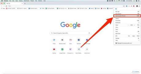 Comment mettre une navigation privée sur Google ?