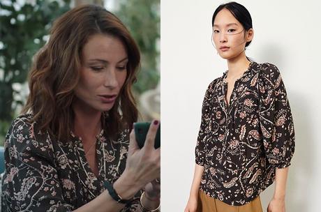 DEMAIN NOUS APPARTIENT : la blouse à imprimé floral de Raphaëlle dans l’épisode 1151 DEMAIN NOUS APPARTIENT : la blouse à imprimé floral de Raphaëlle dans l’épisode 1151