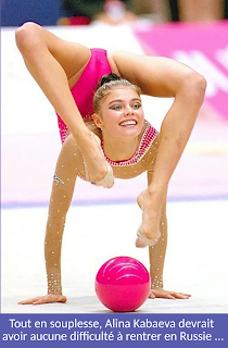Temps pour Alina Kabaeva de rentrer en Russie !