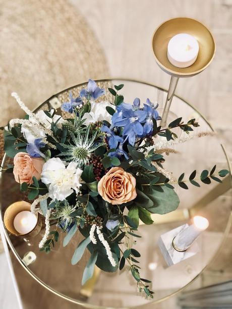 Choisir une déco de mariage à garder chez soi bouquets fleurs séchées eucalyptus chardon