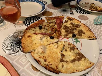 Soirée pizza (souvenirs du bleu carotte)