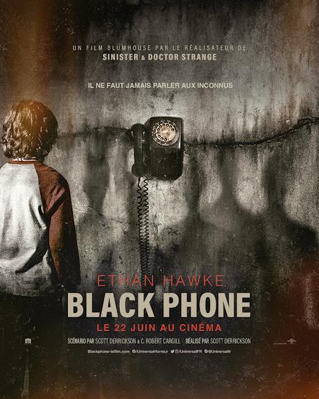 Nouvelle affiche FR pour Black Phone de Scott Derrickson