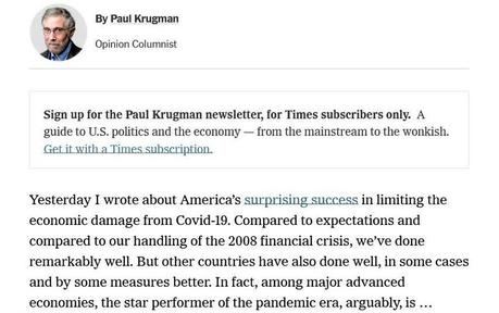 Gestion de la crise du covid : la France au tableau d’honneur !