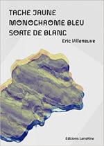 Eric Villeneuve  Tache jaune monochrome bleu sorte de blanc