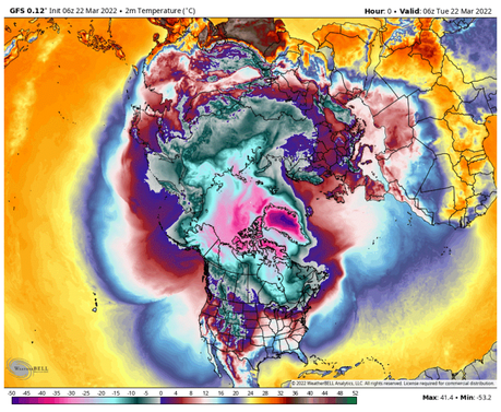 Les pics de température « sans précédent » aux pôles sont des résultats de modèles et non des températures réelles