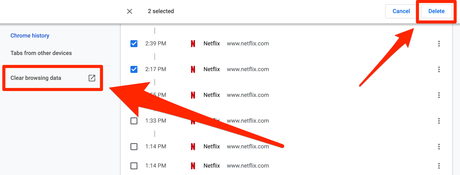 Comment aller plus loin dans l'historique ?