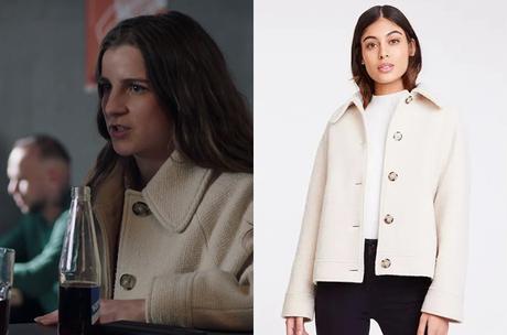 DEMAIN NOUS APPARTIENT : le manteau beige clair de Garance dans l’épisode 1157
