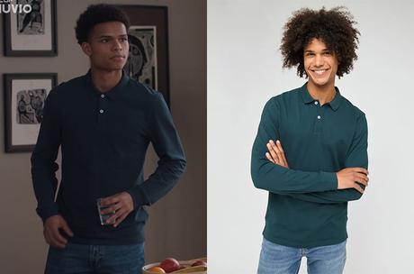 DEMAIN NOUS APPARTIENT : le polo bleu pétrole de Lilian dans l’épisode 1160