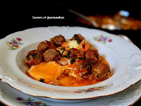 Tajine de Kefta aux oeufs (2). Tajine de Kefta aux oeufs (2).
