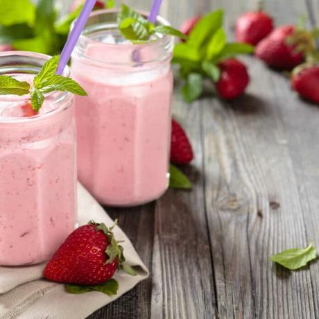 Comment faire un vrai milkshake à la fraise ?