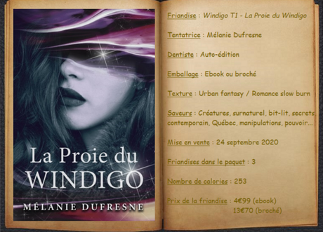 Windigo T1 - La Proie du Windigo - Mélanie Dufresne