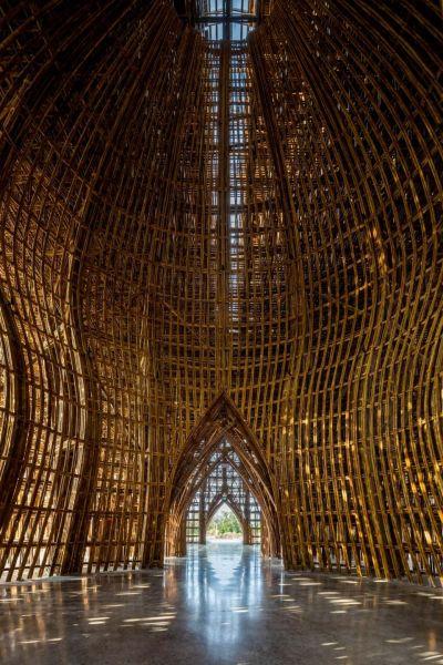Bâtiment en bambou de Võ Trọng Nghĩa